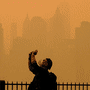 Haze in New York City and Washington, D.C., from Canadian wildfires on June 7, 2023.