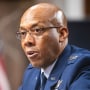 Air Force Gen. Charles Q. Brown, Jr., nominee to be Chairman of the Joint Chiefs of Staff, testifies during his confirmation hearing before the Senate Armed Services Committee on Capitol Hill July 11, 2023.