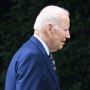 US President Joe Biden walks towards the Oval Office after disembarking Marine One, as he returns to the White House in Washington, DC, on August 7, 2023.