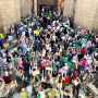 FILE - Hundreds of people descend on the Nebraska Capitol, in Lincoln, on May 16, 2023, to protest plans by conservative lawmakers in the Nebraska Legislature to revive an abortion ban. An 18-year-old Nebraska woman was sentenced Thursday, July 20 to 90 days in jail followed by two years of probation for burning and burying a fetus last year after she took medication given to her by her mother to end her pregnancy, Celeste Burgess was sentenced after pleading guilty earlier this year to a count of concealing or abandoning a dead body. (AP Photo/Margery Beck, file)