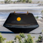 The sample return capsule from NASA's Osiris-Rex mission in Utah on Sept. 24, 2023.