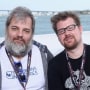 Dan Harmon and Justin Roiland at San Diego Comic-Con 2017 in San Diego.