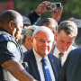 Sen. Bob Menendez, D-N.J., and his wife, Nadine, arrive for a court appearance at Manhattan Federal Court on Sept. 27, 2023 in New York City.
