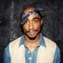 Tupac Shakur backstage after his performance in Chicago