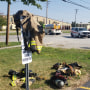 A staging area set up near Teutopolis, Ill.,  High School on Saturday, Sept. 30. 