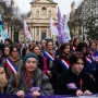 France's Senate is voting on a bill meant to enshrine a woman's right to an abortion in the French Constitution. 