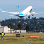 Image: The final version of the 737 MAX, the MAX 10, takes off from Renton Airport in Renton, Wash., on its first flight on June 18, 2021.