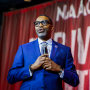 NAACP President Derrick Johnson at the NAACP National Convention in Boston, M.A. on July 28, 2023.  