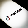 The TikTok logo is displayed on a smartphone screen in Athens on Dec. 22, 2023.