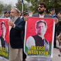  Pakistan's National Assembly swore in newly elected members on Thursday in a chaotic scene, as allies of jailed former Premier Khan protested what they claim was a rigged election. 