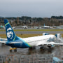 A Boeing 737 MAX 9 for Alaska Airlines