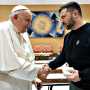 Pope Francis Meets Ukrainian President Zelensky