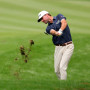 Austin Eckroat plays a shot on the second hole during the third round of The Players Championship at TPC Sawgrass on March 16, 2024 in Ponte Vedra Beach, Florida. 