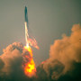 El cohete Starship de SpaceX en su prueba del 20 de abril de 2023.