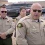 John Allen, sheriff del condado de Bernalillo, Nuevo México, informó de la captura del sospechoso de matar a un policía estatal. 