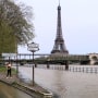 The Seine overflows its banks after heavy rainfall in Paris