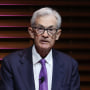 Jerome Powell speaks during the Stanford Business, Government and Society Forum