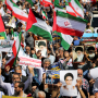 Iranians march.