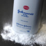 A container of Johnson's baby powder.