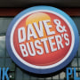 A Dave & Buster's logo on a location in the Gateway Center shopping complex in Brooklyn
