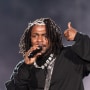 Kendrick Lamar performs onstage
