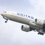 United Airlines Boeing.