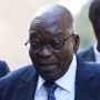 Former South African President Jacob Zuma was disqualified from running for a seat in Parliament over a previous criminal conviction. 