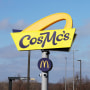 CosMc sign next to a McDonald's sign