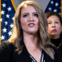 Jenna Ellis, left, and Sidney Powell conduct a news conference at the Republican National Committee on lawsuits regarding the outcome of the 2020 presidential election.