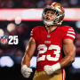 San Francisco 49ers and NFL Offensive Player of the Year Christian McCaffrey on the cover of the all-new EA SPORTS Madden NFL 25