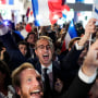 First projected results from France put far-right National Rally party well ahead in EU elections, according to French opinion poll institutes.