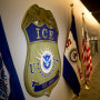 Immigration and Customs Enforcement (ICE) seal headquarters