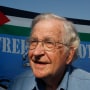 Activist Noam Chomsky is hospitalized in his wife's native country of Brazil after suffering a massive stroke, she confirmed Tuesday.