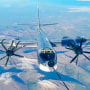 Russian and Chinese nuclear-capable strategic bombers patrolled near the U.S. state of Alaska in the North Pacific and Arctic on Thursday, the two countries said, a move that prompted the United States and Canada to scramble fighter jets.
