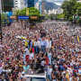 La líder de la oposición venezolana, María Corina Machado, y el candidato presidencial Edmundo González, en Caracas, Venezuela, el 30 de julio de 2024.
