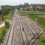 Empty reunification train station, North Hwanghae Province, Kaesong, North Korea