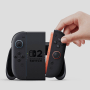 A guest holds a Nintendo Switch 2 video-game console system at the Nintendo's worldwide presentation in Paris on April 2, 2025. 