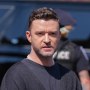 Justin Timberlake gives a statement to several media channels.