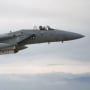 A U.S. Air Force F-15in flight.