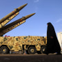 Zolfaghar and Qadr missiles placed in Tehran's Azadi Square