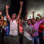 Image: Members of the Revolutionary Armed Forces of Colombia guerrilla dance during a cultural event