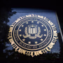 Federal Bureau of Investigation seal is seen on J. Edgar Hoover FBI Building