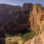 A sweeping desert landscape in Utah's Zion National Park.