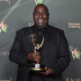 Actor Ernest Harden Jr. poses with his Emmy for Outstanding Guest Actor in a Drama Series for "The Pitt" during Night Two of the 78th Emmy Awards at the Peacock Theater in Los Angeles on September 6, 2026. 