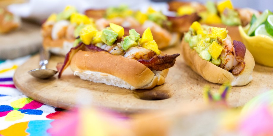 Bacon Cheese Dogs with Avocado Relish - Pati Jinich