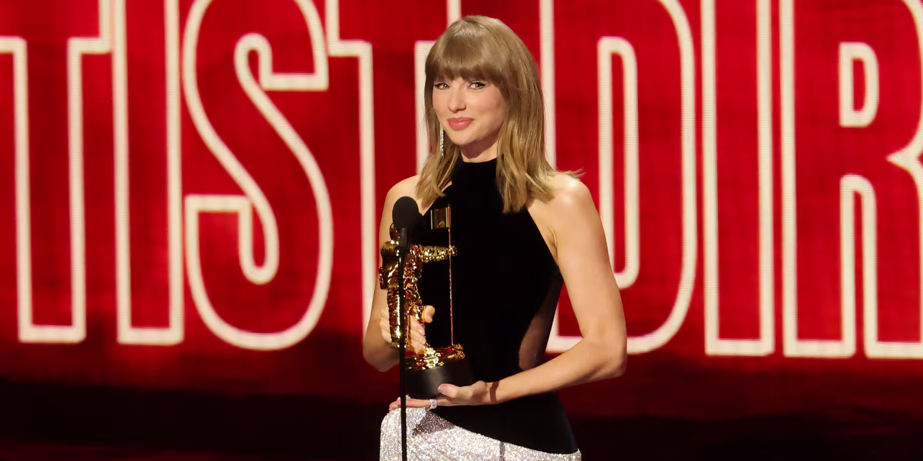 Taylor Swift Reflects on Her 60 Music Videos While Accepting the Inaugural Artist Director Honors at the VMAs