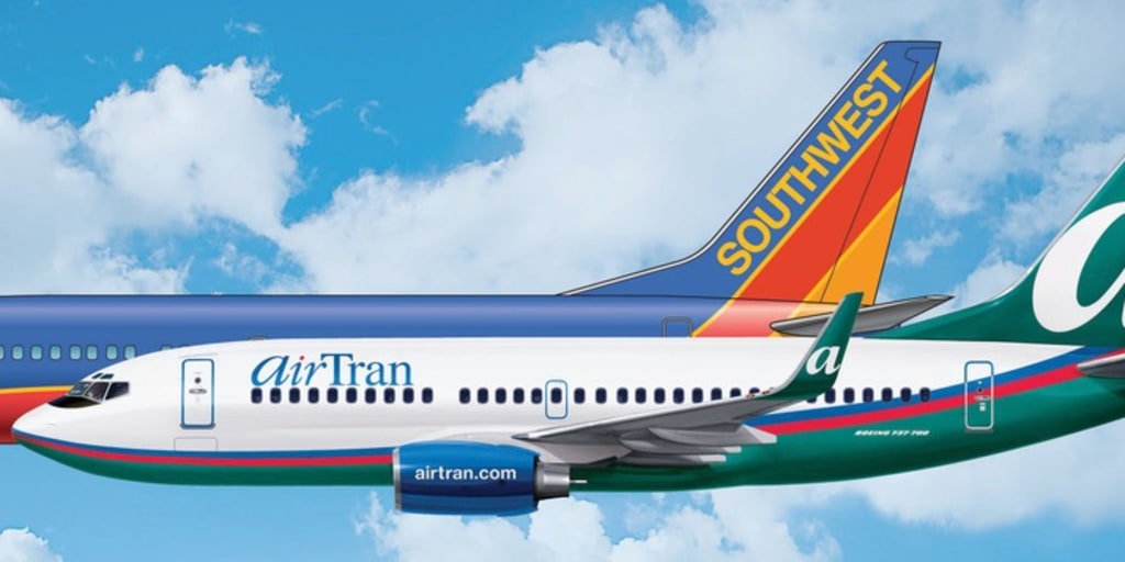 Southwest To Buy Airtran For 1 4 Billion
