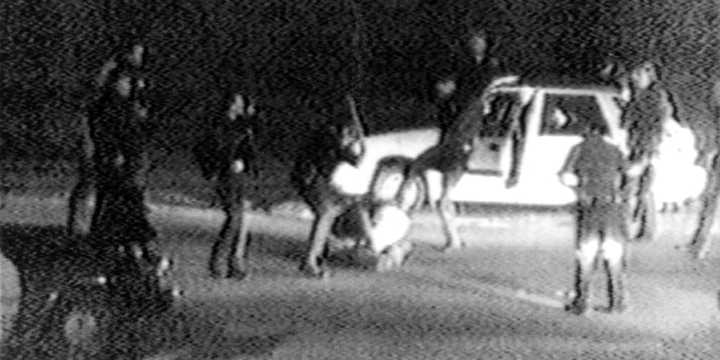 La Race Riots Truck Driver
