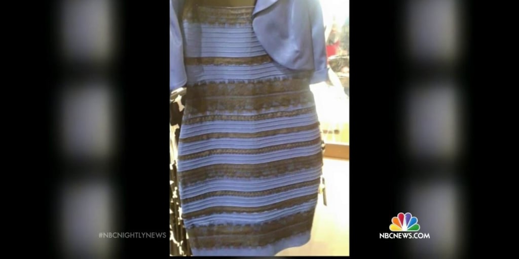 Pin by Ayanna Johnson on The Disputed Dress | Black and blue dress, White  gold dress, Dress meme