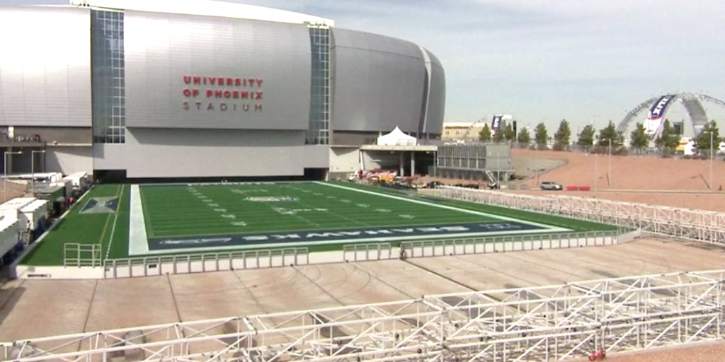 Arizona Cardinals Stadium Sod - Slideshow - Evergreen Turf